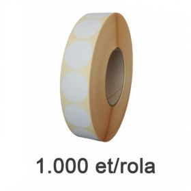 Role etichete semilucioase ZINTA rotunde 35mm, 1090 et./rola