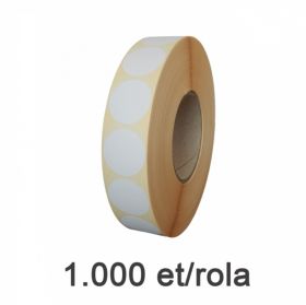 Role etichete semilucioase ZINTA rotunde 60mm, 1000 et./rola