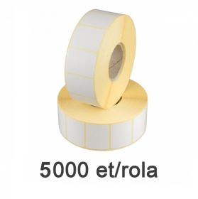 Role etichete termice ZINTA 35x25mm, 5000 et./rola