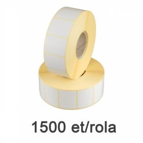 Role etichete termice ZINTA 38x25mm, 1500 et./rola