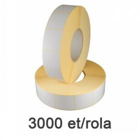 Role etichete termice ZINTA 40x46mm, 3000 et./rola