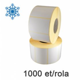 Role etichete termice ZINTA 58x43mm, pentru congelate, Top Thermal, 1000 et./rola