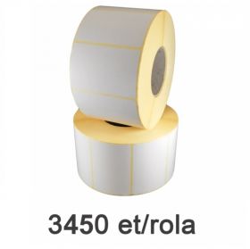Role etichete termice ZINTA 80x40mm, 3450 et./rola