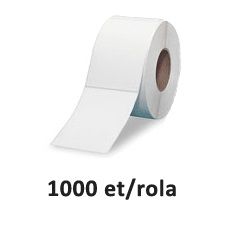 Role etichete semilucioase ZINTA 148x106mm, 940 et./rola