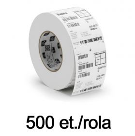 Role etichete Zebra PolyPro 4000D 76x25mm, 500 et./rola, cutie