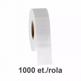 Rola etichete de plastic ZINTA albe  30x13mm, 3100 et./rola