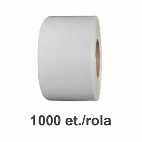 Rola etichete de plastic ZINTA albe 100x210mm, 1000 et./rola