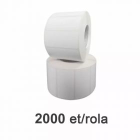 Rola etichete deep cryo ZINTA, hartie raflex plus, albe 50x20mm, 2000 et./rola