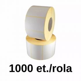 Rola etichete semilucioase 50x30mm, 1000 et./rola