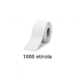 Rola etichete semilucioase 73X25mm, 1000 et./rola