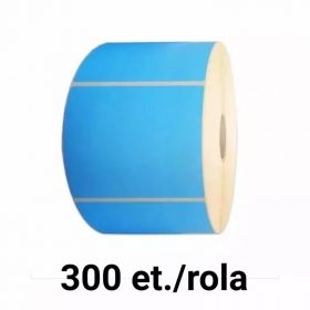 Rola etichete semilucioase ZINTA 100x50mm albastre, 300 et./rola