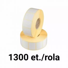 Rola etichete semilucioase ZINTA 32x25mm, 1300 et./rola