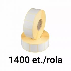 Rola etichete semilucioase ZINTA 32x25mm, 1400 et./rola