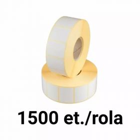 Rola etichete semilucioase ZINTA 32x25mm, 1500 et./rola