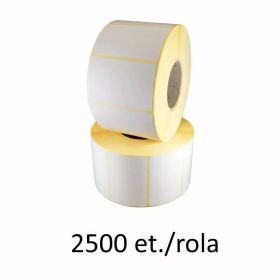Rola etichete semilucioase ZINTA 38x15.5mm, 2500 et./rola