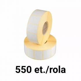 Rola etichete semilucioase ZINTA 38x25mm, 550 et./rola