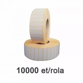 Rola etichete semilucioase ZINTA 40x14.8mm, 10.000 et./rola