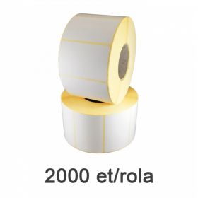 Rola etichete semilucioase ZINTA 40x21mm, 1000 et./rola, perfor special