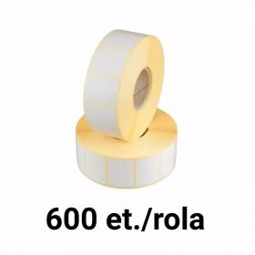 Rola etichete semilucioase ZINTA 40x30mm, 600 et./rola