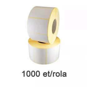 Rola etichete semilucioase ZINTA 50x32mm, 1000 et./rola, dublu layer
