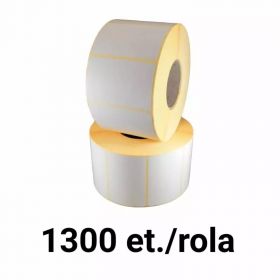 Rola etichete semilucioase ZINTA 70x52mm, 1300 et./rola