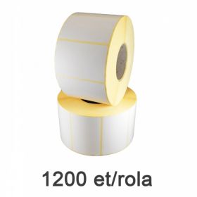Rola etichete semilucioase ZINTA 90x40mm, 1200 et./rola