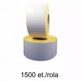 Rola etichete semilucioase ZINTA 92x120mm, 1500 et./rola