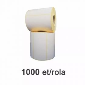 Rola etichete termice ZINTA 100x50mm, adeziv removable, 1000 et./rola