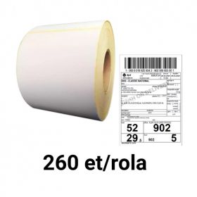 Rola etichete termice ZINTA pentru AWB DPD curier, 260 et./rola
