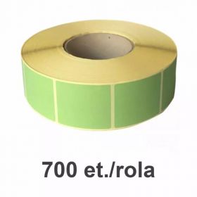 Rola etichete termice ZINTA verzi 148x210mm A5, 700 et./rola