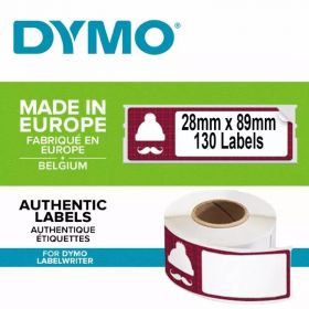 Etichete Dymo LabelWriter Lumberjack Holiday, permanente, 28mmx89mm, hartie alba, detasabile