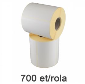 Role etichete semilucioase ZINTA 105x74mm, 700 et./rola
