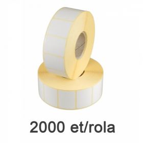 Role etichete semilucioase ZINTA 32x25mm, 2000 et./rola