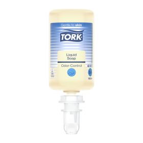 Sapun lichid Tork Odor-Control S4, 424011,  1L, 1000 doze, fara parfum, Alb