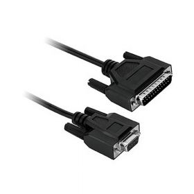 Cablu serial RS232, 5m, negru