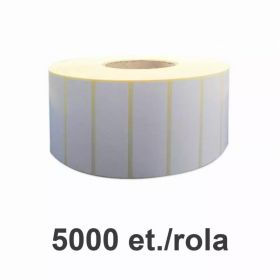 Role etichete semilucioase ZINTA 70x17mm, 5000 et./rola