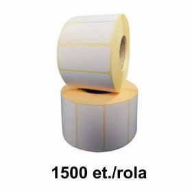 Role etichete semilucioase ZINTA 55x25mm, 1500 et./rola