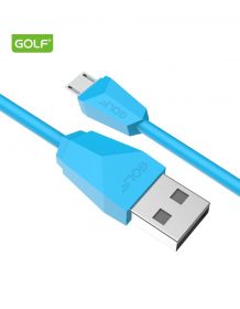 Cablu USB la micro USB Golf Diamond Sync Cable ALBASTRU GC-27m