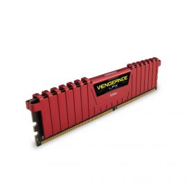 Memorie RAM DIMM Corsair Vengeance LPX 8GB (1x8GB), DDR4 2400MHz, CL14, 1.2V, red, XMP 2.0