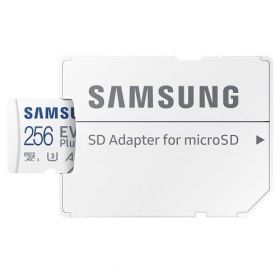 Micro Secure Digital Card Samsung, 256GB, MB-MC128KA/EU, Clasa 10, pana la 48MB/S, cu adaptor
