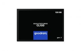SSD Goodram, CL100, 120GB, 2.5", SATA III (6 GB/s), R/W speed: up to 485MB/s/380MB/s