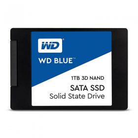 SSD WD, 1TB, Blue, 2.5", SATA3 6GB/s, R/W speed: 560/530MB/s, 3D NAND, 7mm