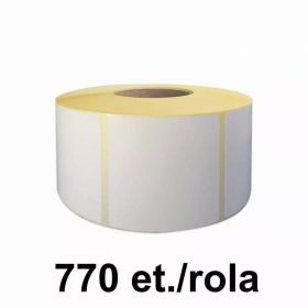 Role etichete semilucioase ZINTA 50x50mm, 770 et./rola