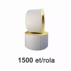 Role etichete semilucioase ZINTA 79x112mm, 1500 et./rola