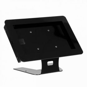 Carcasa de tableta pentru birou ST010, plexiglas, talpa metalica, neagra