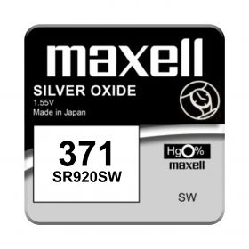 Maxell baterie ceas 371 SG6 diametru 9,5mm x h 2,1mm SR920SW
