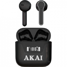 Casti Akai BTE-J101, In-ear, bluetooth, negru