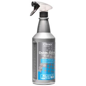 CLINEX Delos Shine, 1 litru, cu pulverizator, solutie pentru curatare si stralucire mobila