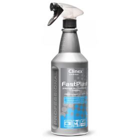 CLINEX FastPlast, 1 litru, cu pulverizator, solutie pentru curatare suprafete din plastic