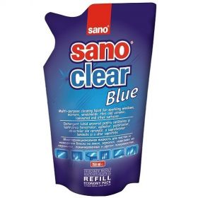Detergenti geamuri Sano Clear Blue - Rezerva 750 ml